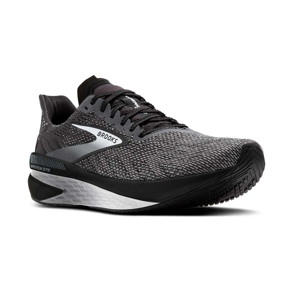 Men's Hyperion 2 Running Shoe - Black/Ebony/Primer Gray - Regular (D)