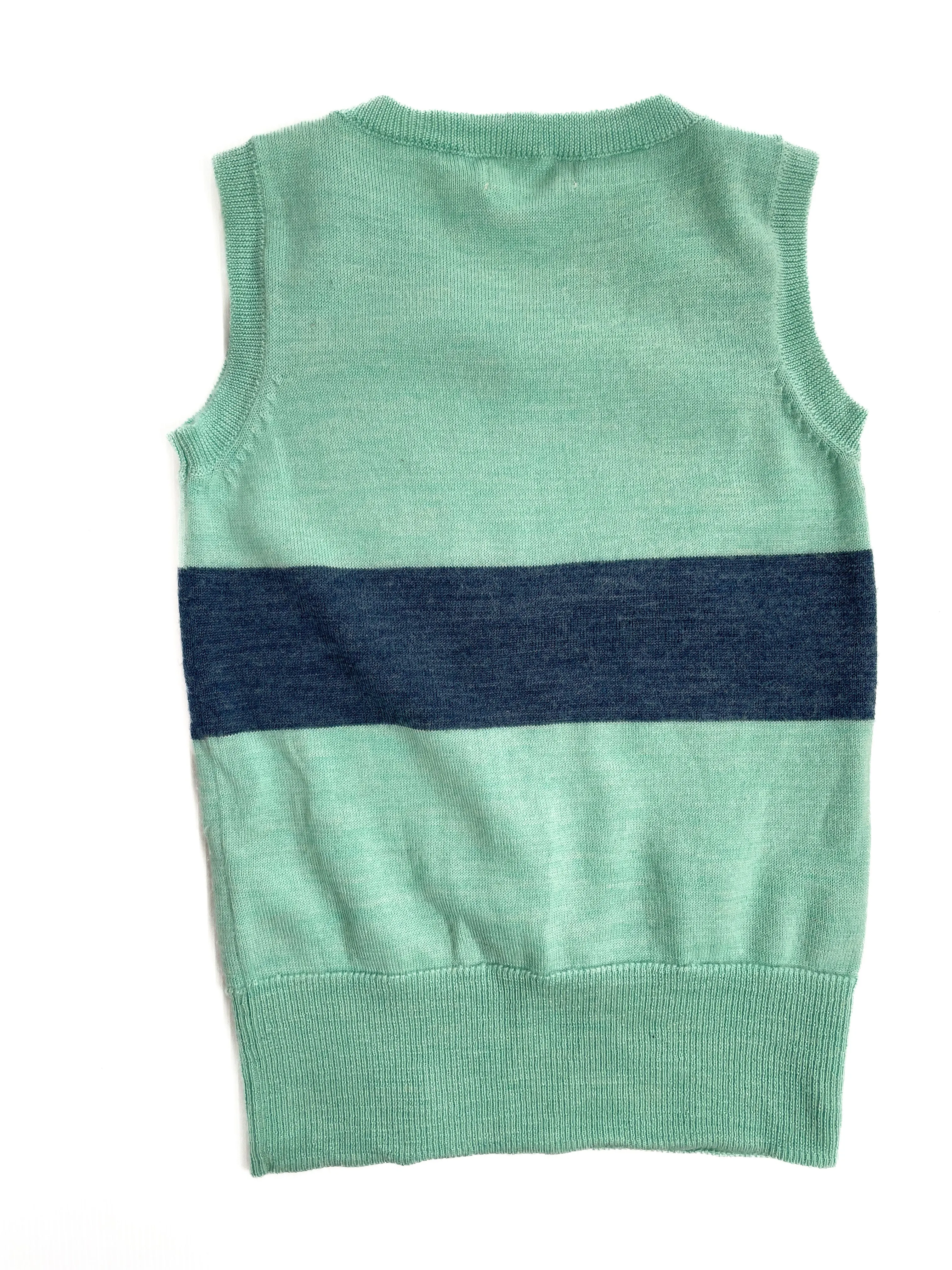 Merino kids knit vest (4-5Y)