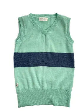 Merino kids knit vest (4-5Y)