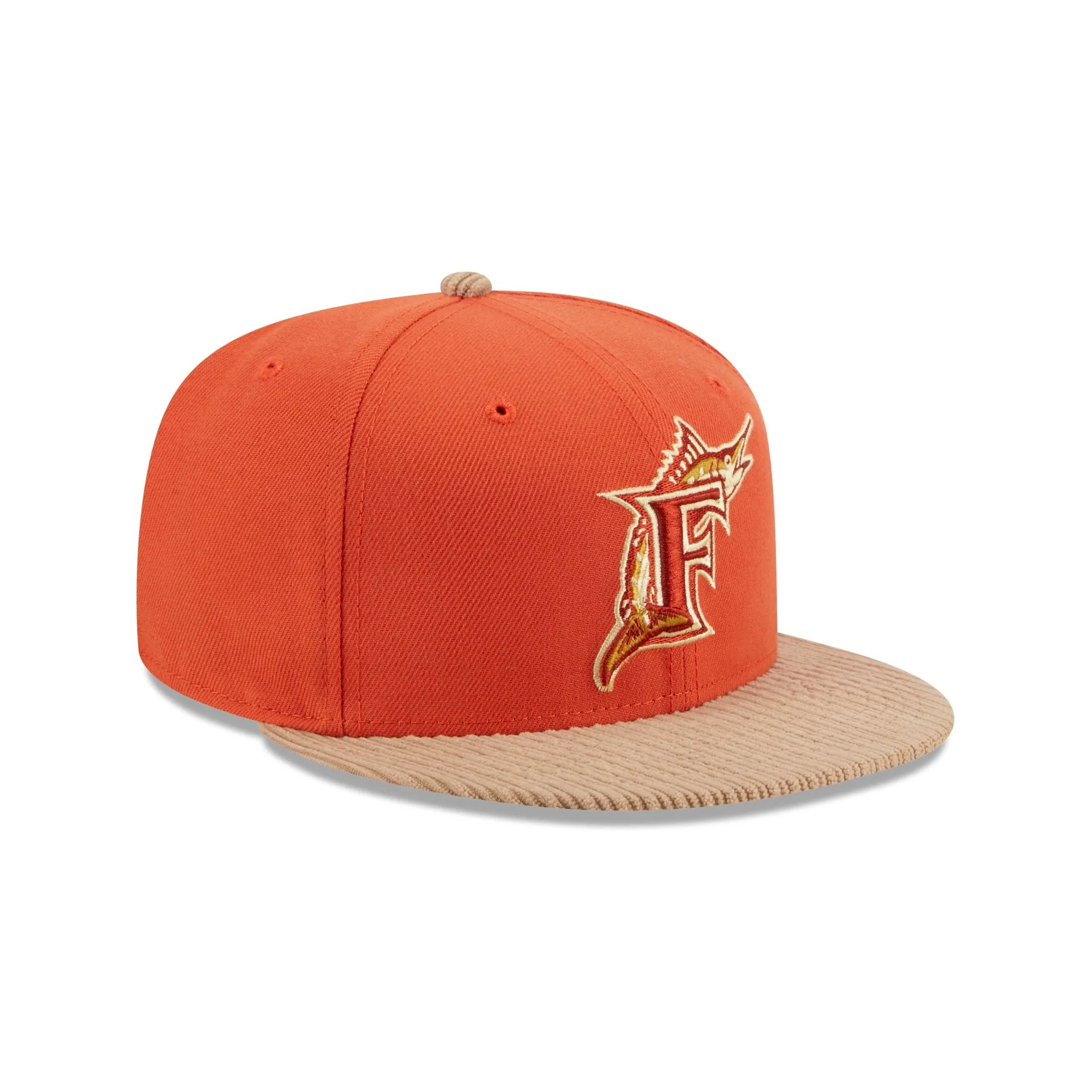 Miami Marlins Autumn Wheat 9FIFTY Snapback Hat