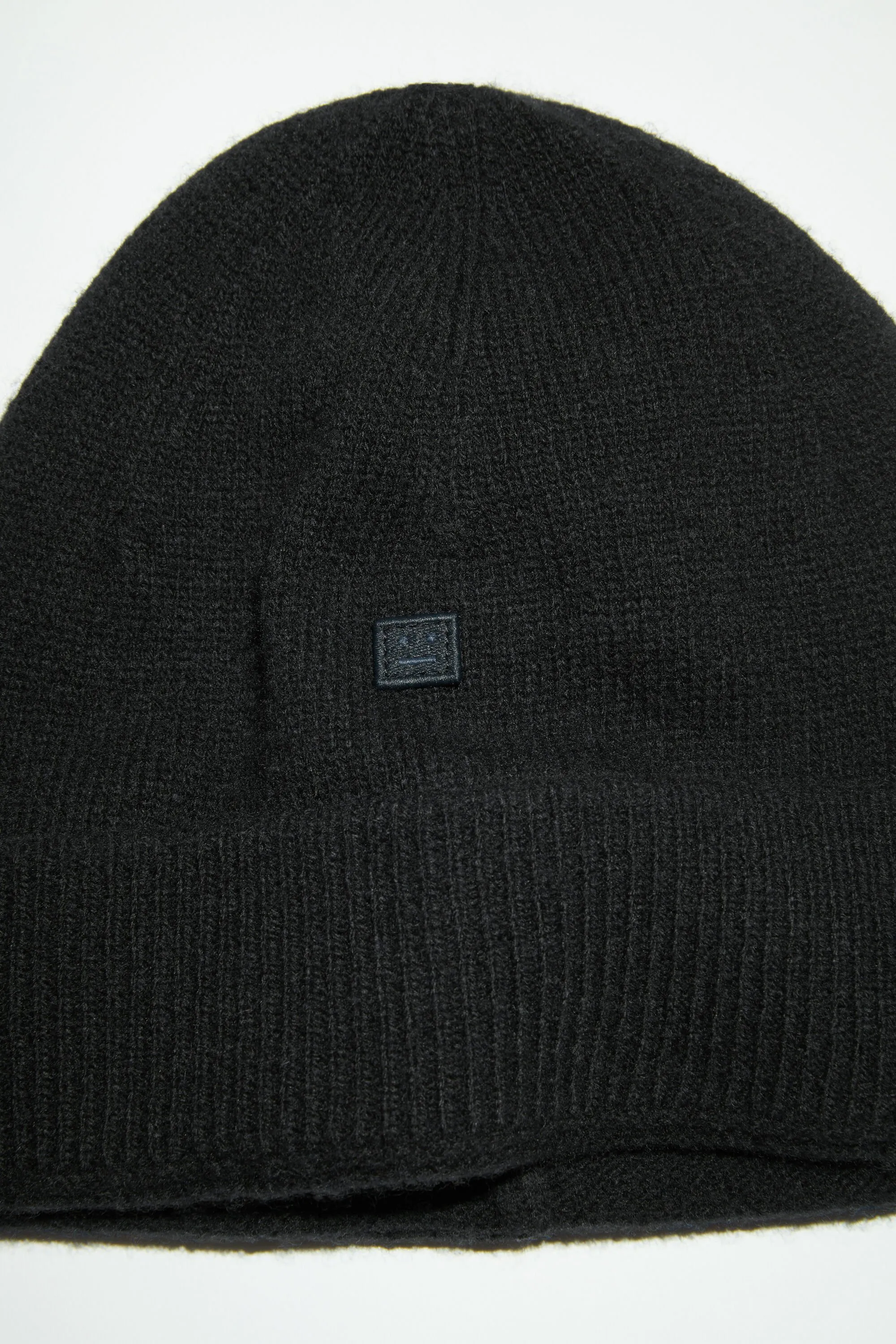 Micro face patch beanie