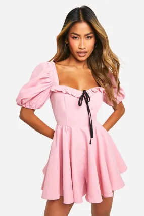 Milkmaid Puff Romper