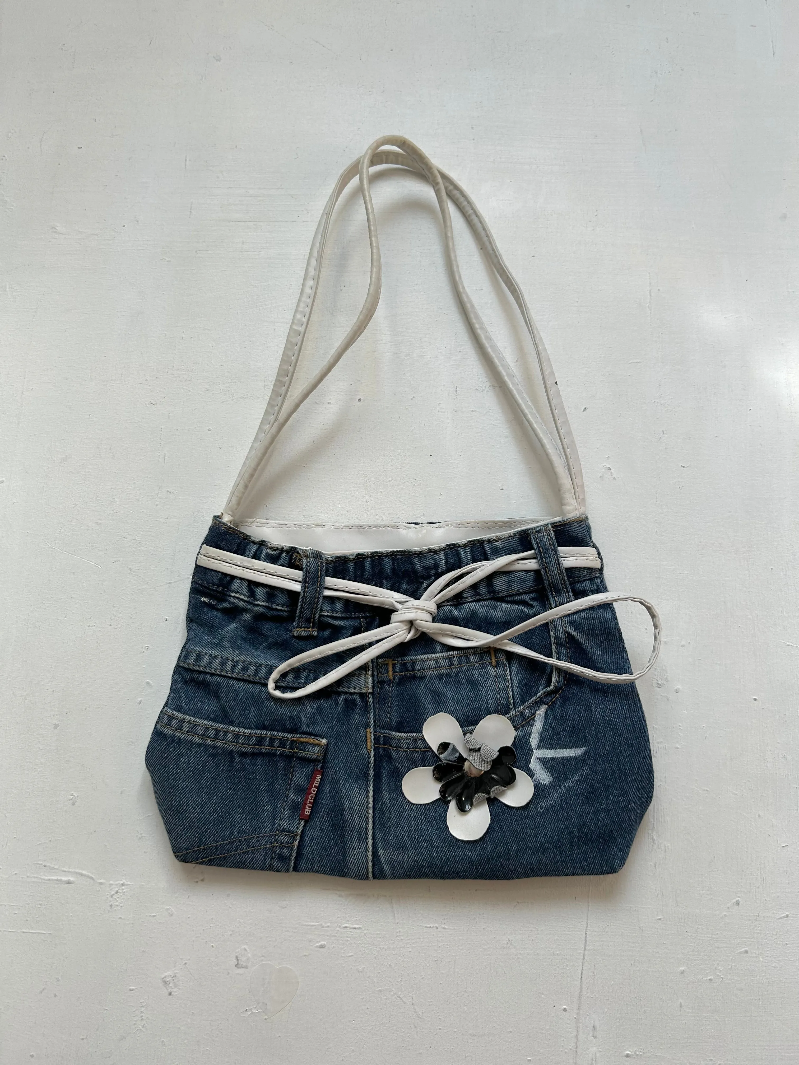 Mini denim jean's y2k vintage shoulder bag