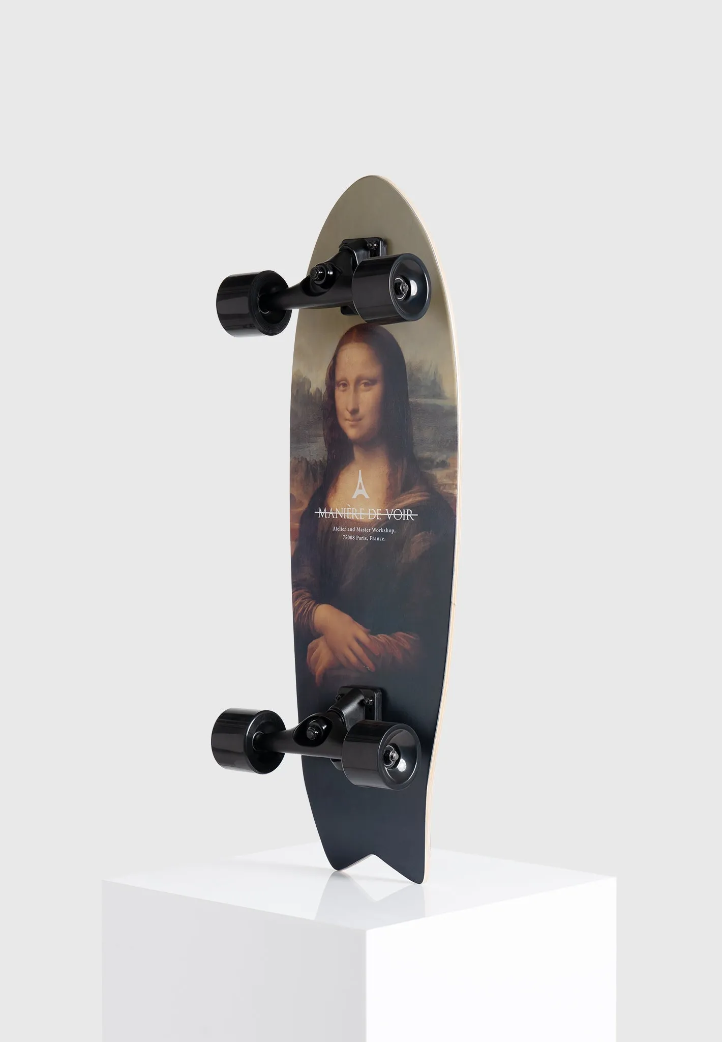 Mona Lisa Skateboard - Black