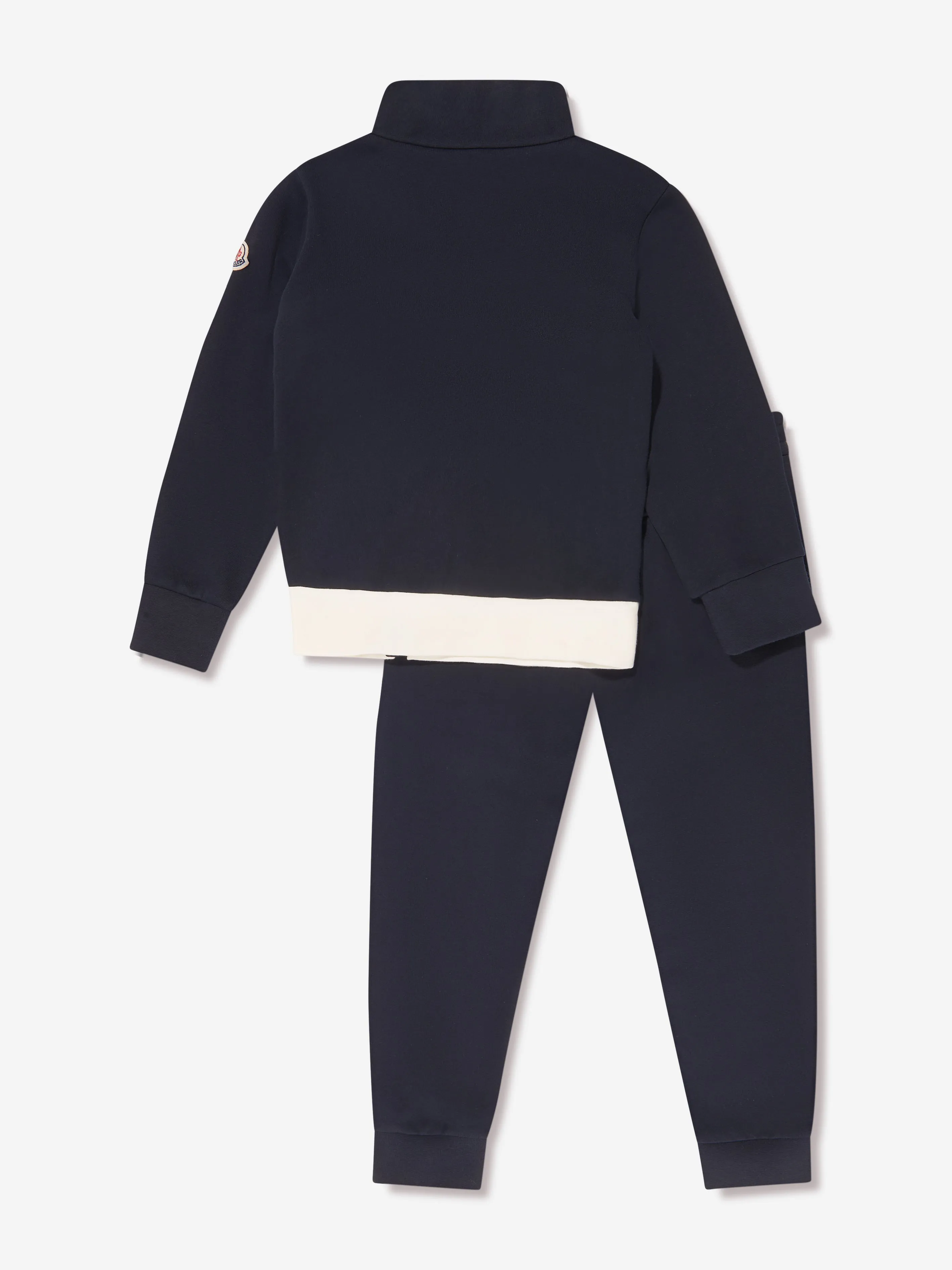 Moncler Enfant Boys Logo Tracksuit in Navy