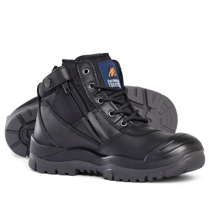 Mongrel 461020 ZipSider Safety Boot Black