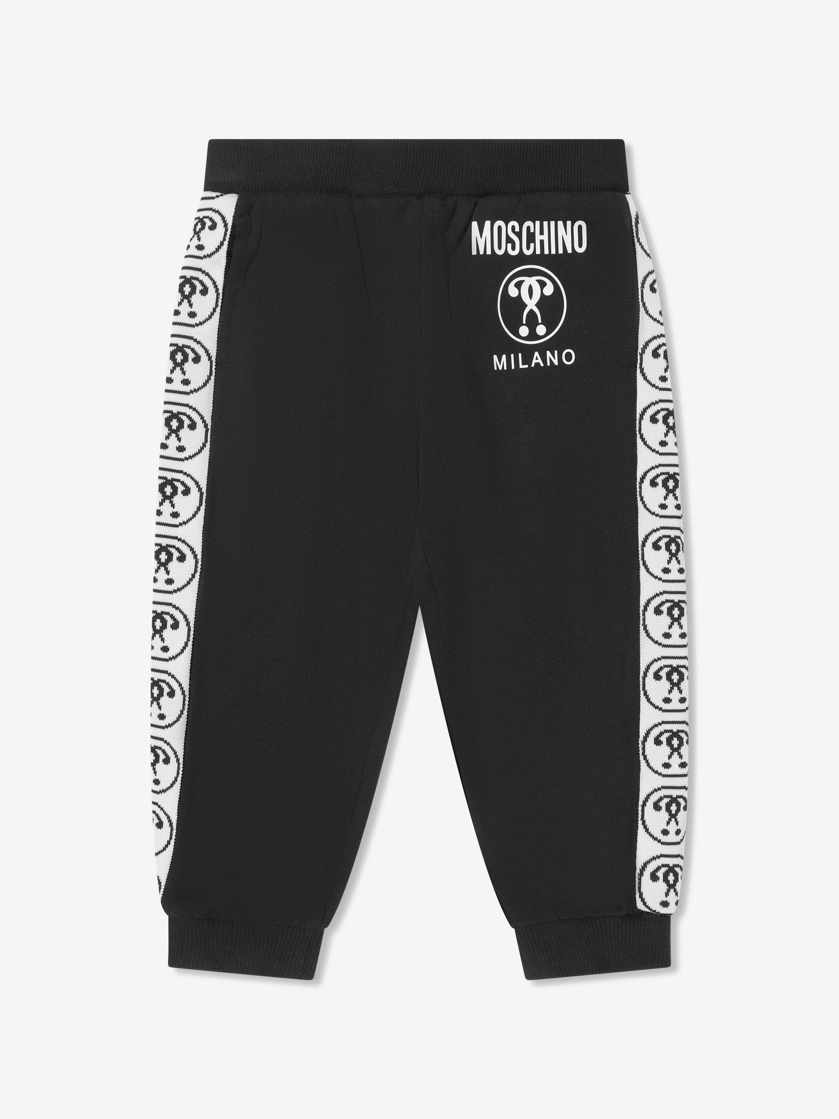 Moschino Baby Boys Milano Logo Tracksuit in Black