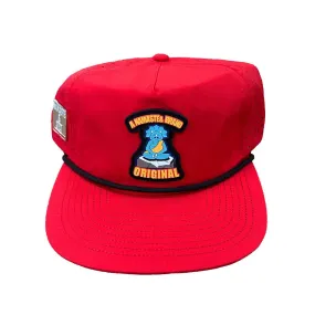 Namaste Brand Enzo Meditation Trucker Hat - Red