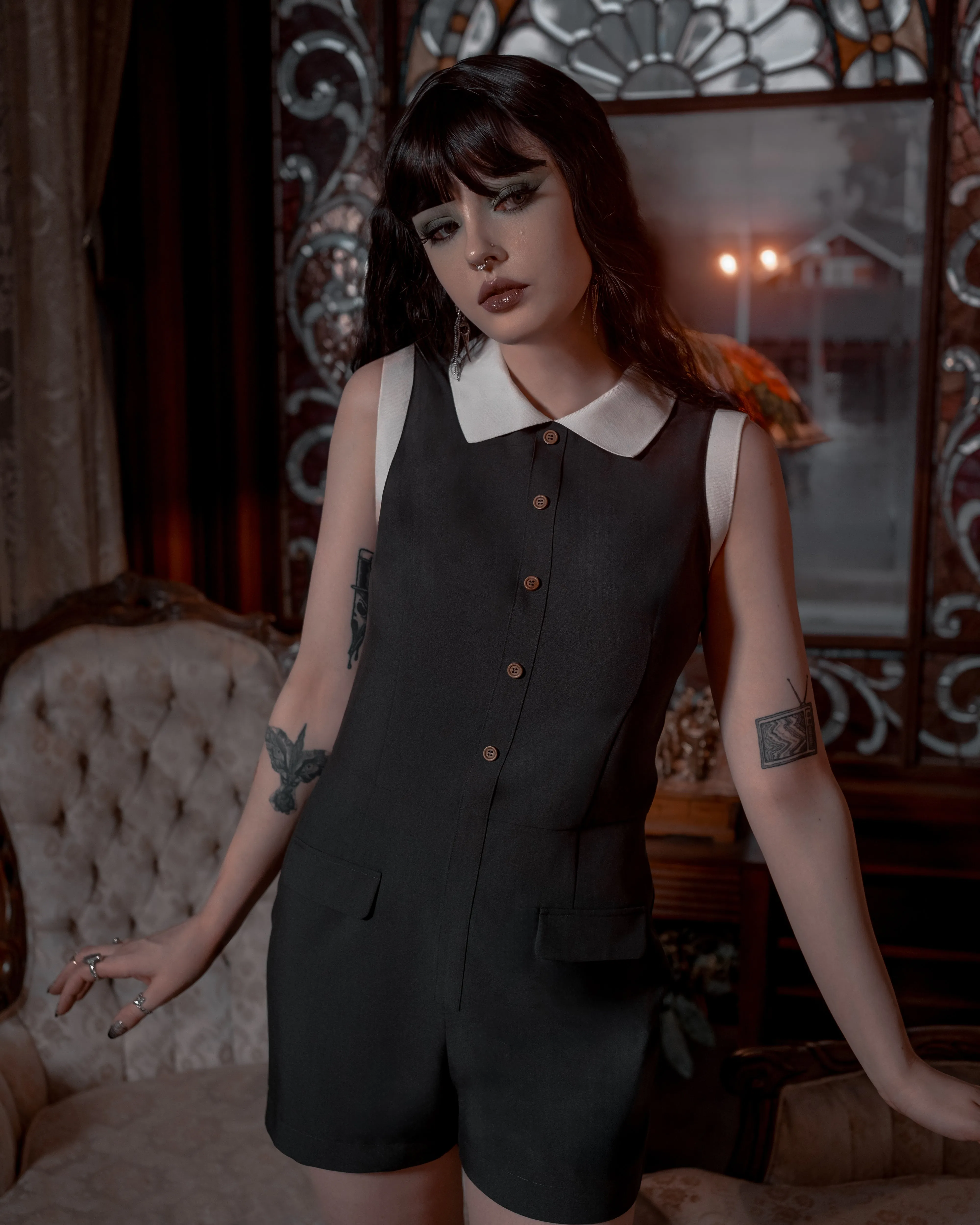 Nautical Nocturne Romper