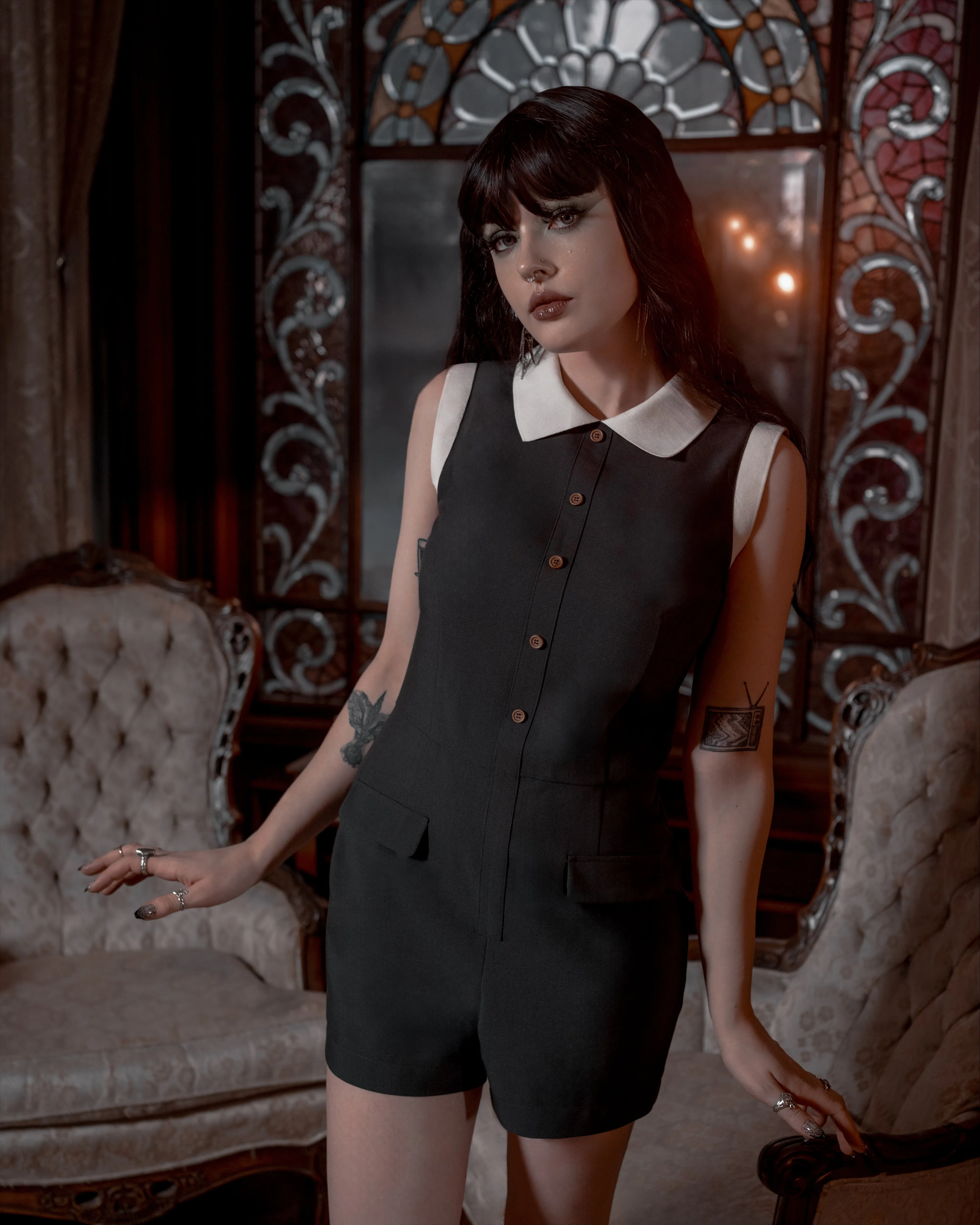 Nautical Nocturne Romper