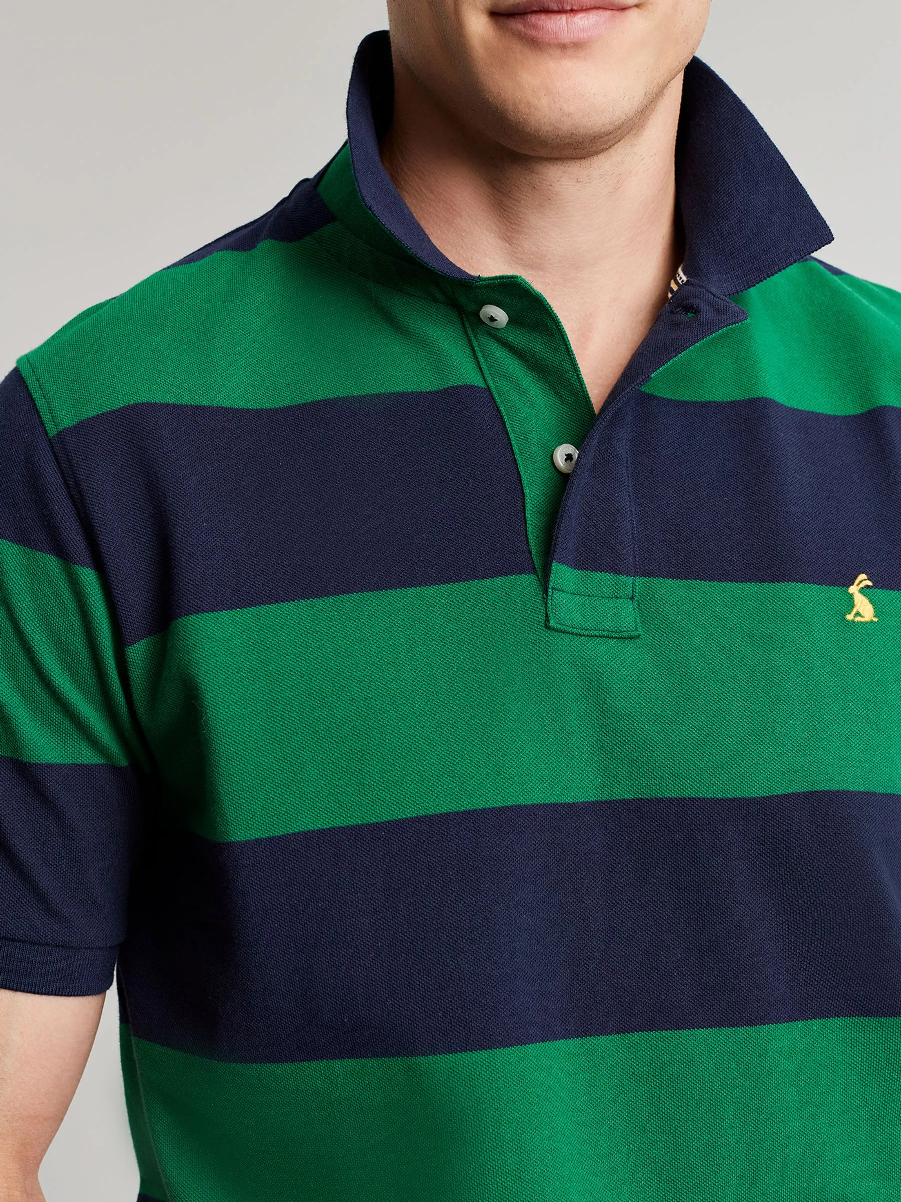 Navy/Green Polo Shirt