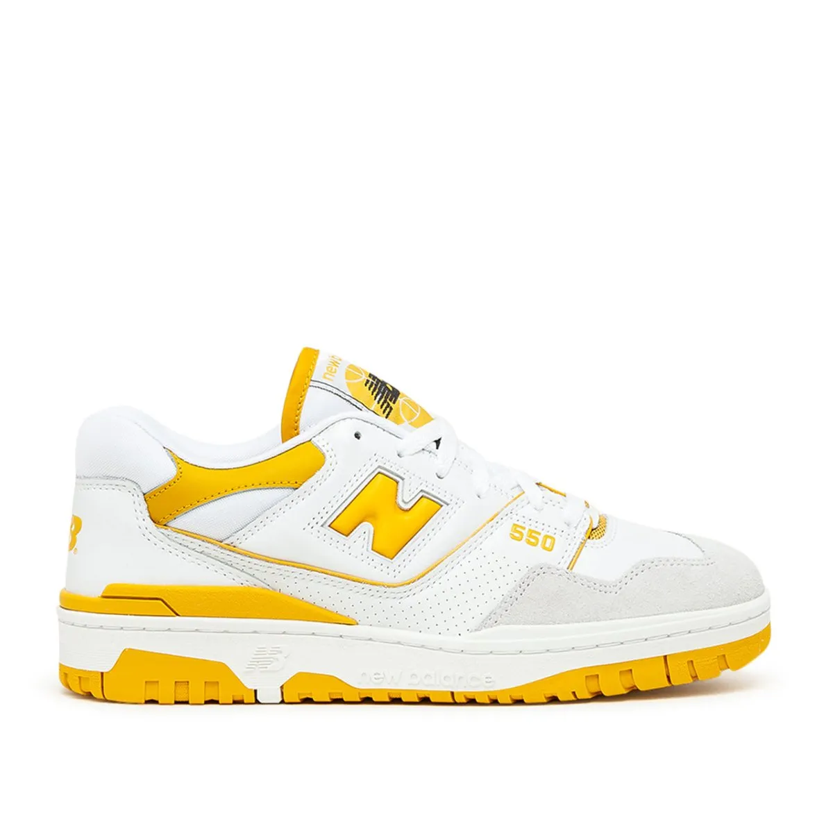 New Balance BB 550 LA (White / Yellow)