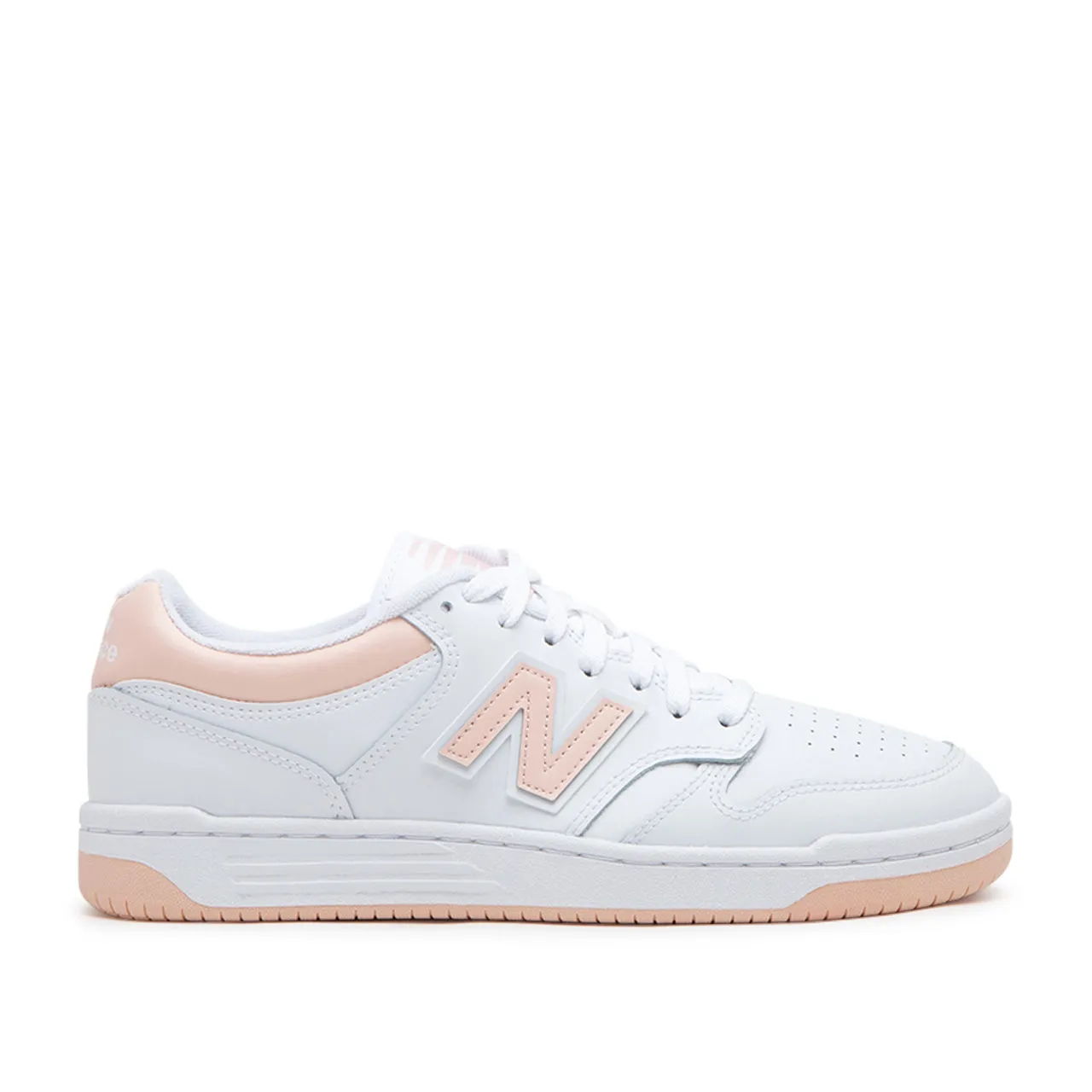 New Balance BB480LPH (White / Pink)