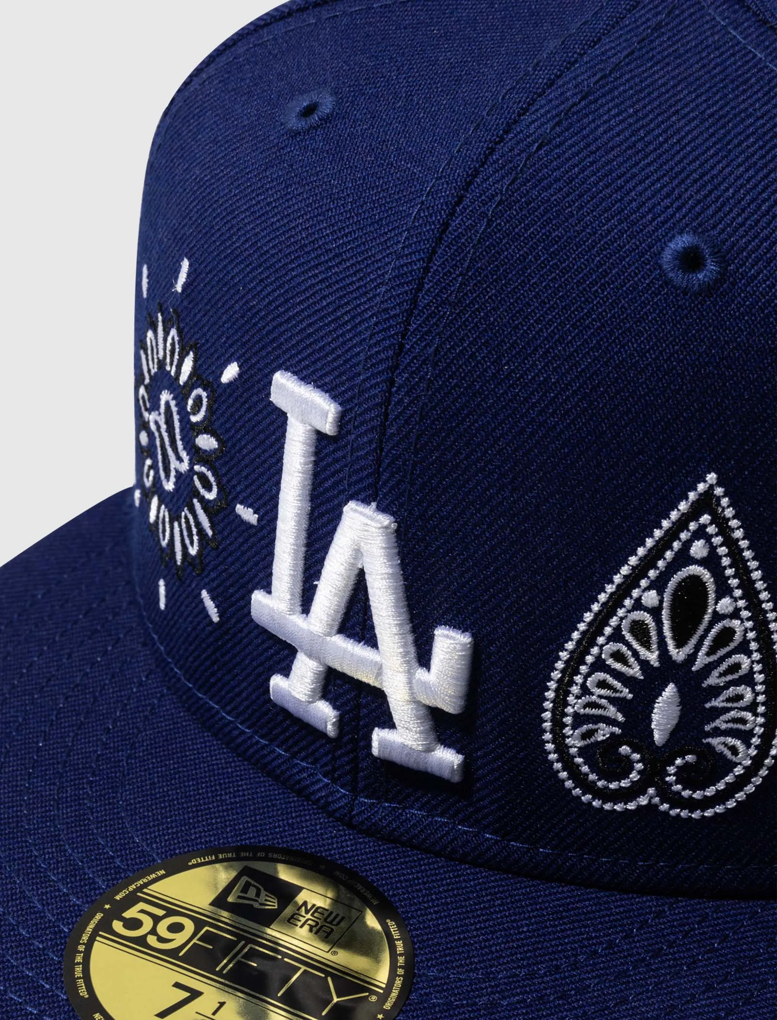 NEW ERA LA DODGERS PAISLEY HAT   NAVY