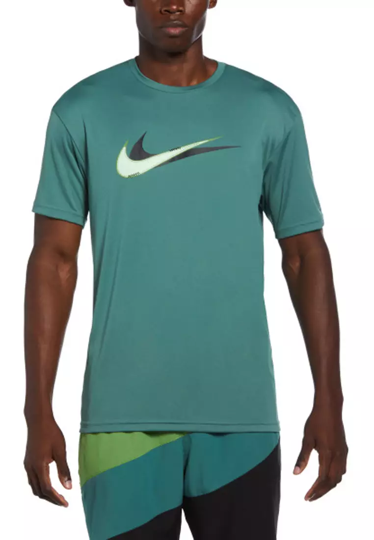 Nike Nike Swim Men's Stacked Swoosh Short Sleeve Hydroguard