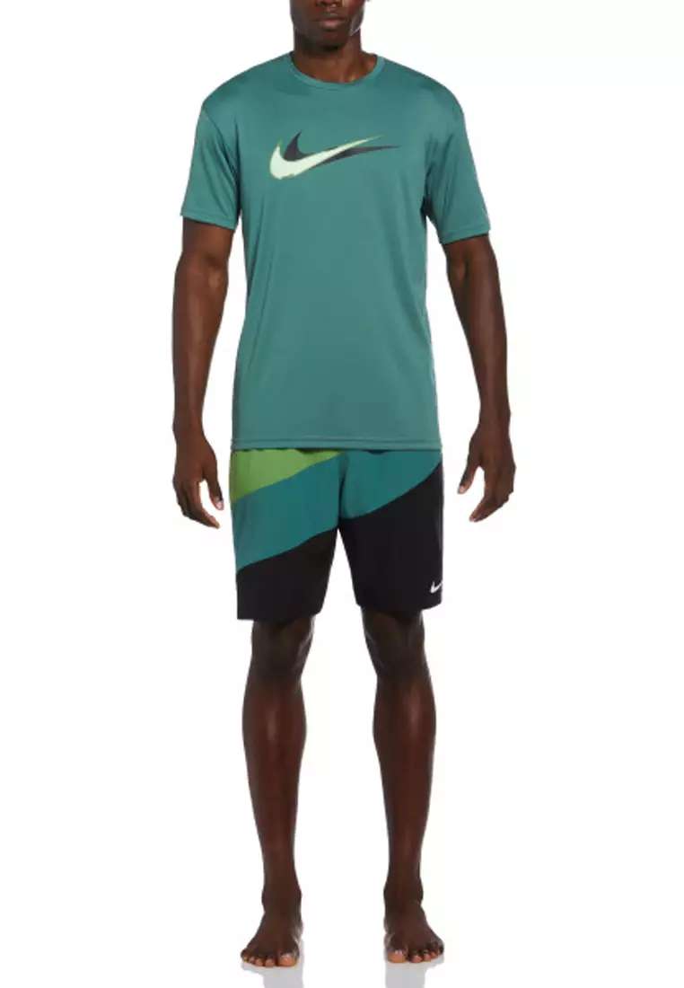 Nike Nike Swim Men's Stacked Swoosh Short Sleeve Hydroguard