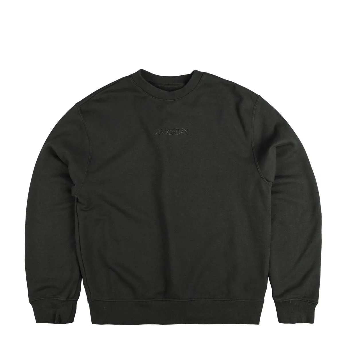 NikeJordan Wordmark Fleece Crewneck Off Noir