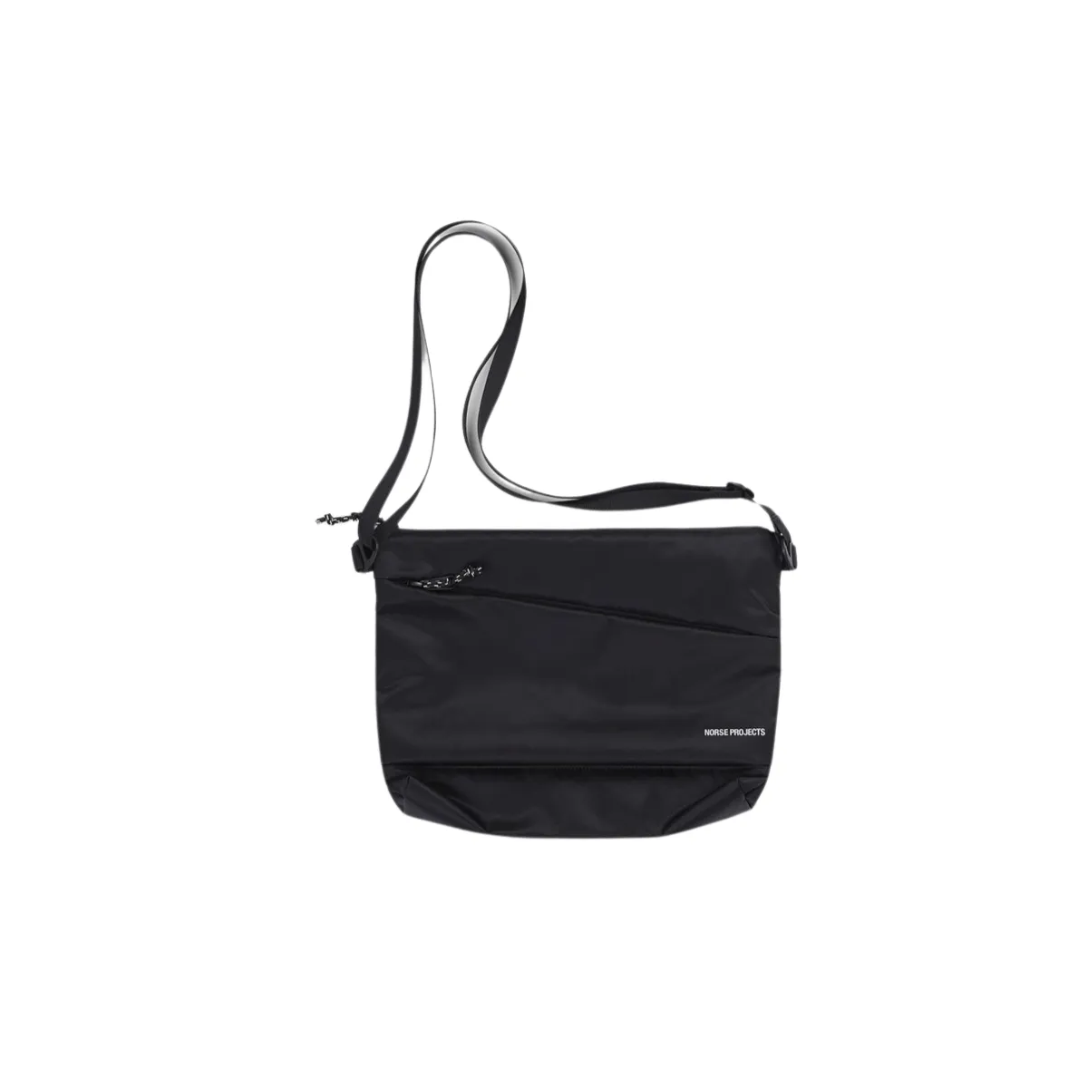 Norse Projects   Recycled Nylon Shoulder Bag Black