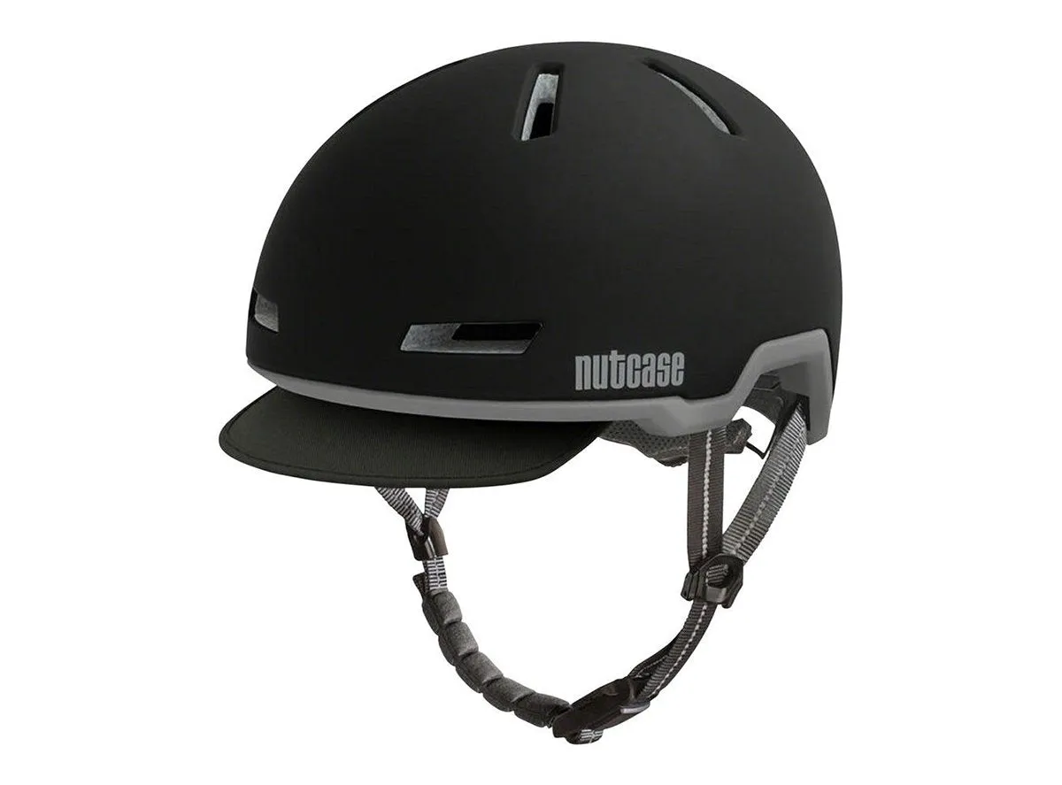 Nutcase Tracer Midnight Matt Street Helmet - Black