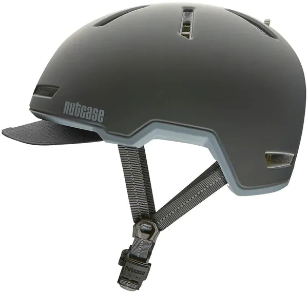 Nutcase Tracer Midnight Matt Street Helmet - Black