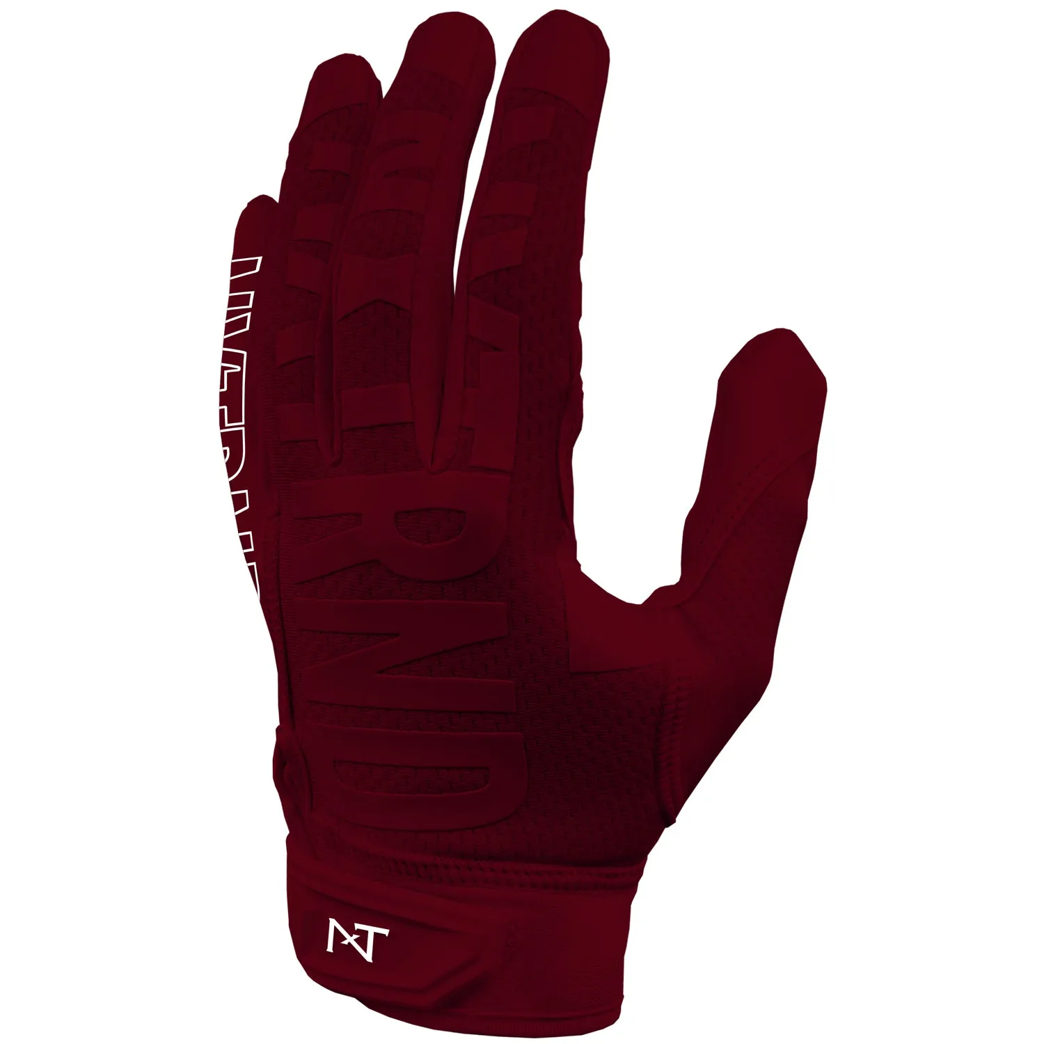 NXTRND G2 Football Gloves Maroon