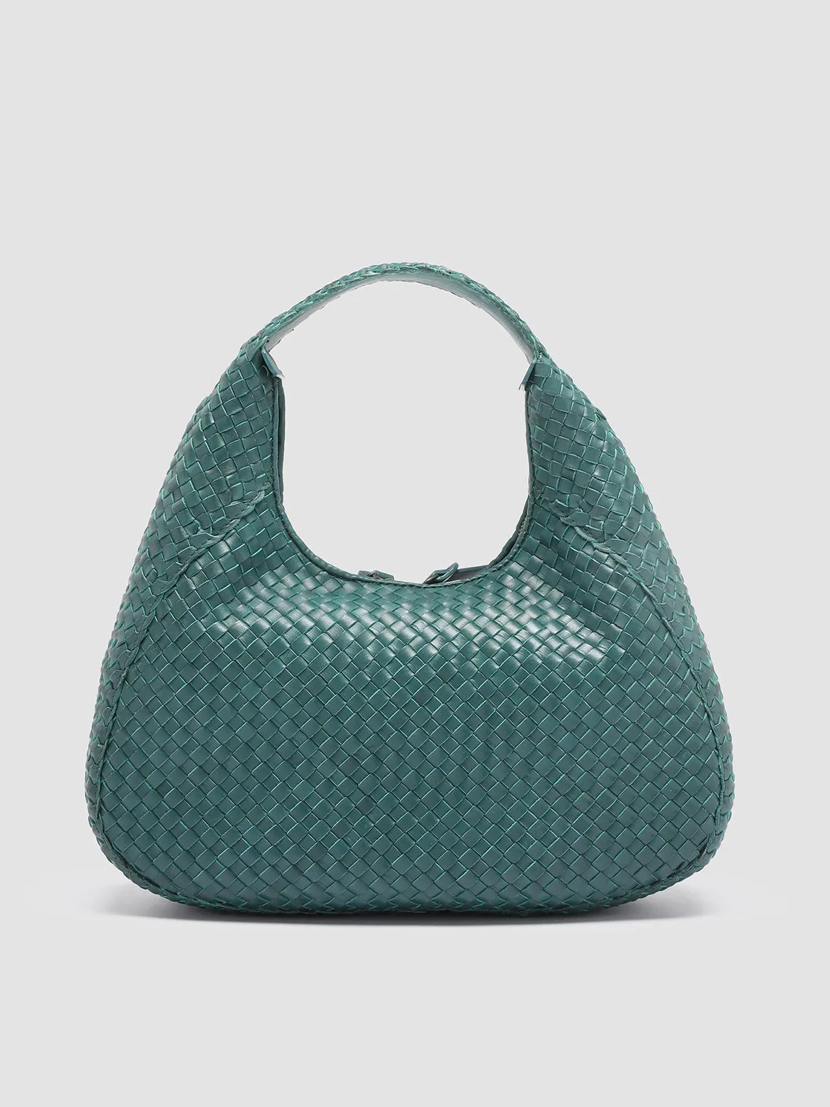 OC CLASS 58 - Green Leather Hobo Bag