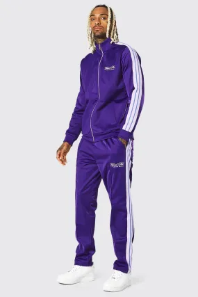 Official Man Zip Through Tricot Tracksuit