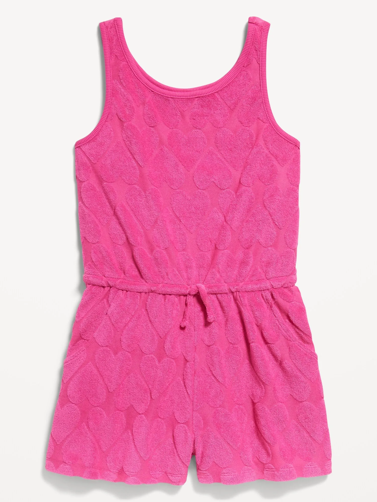 Old Navy Sleeveless Terry Cinched-Waist Romper for Girls