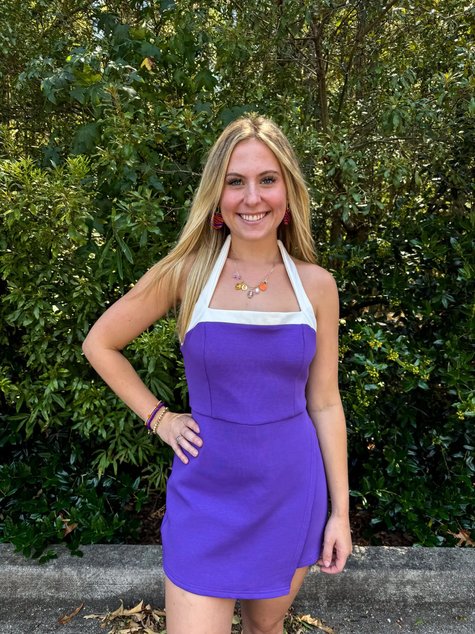 Olson Romper - Purple