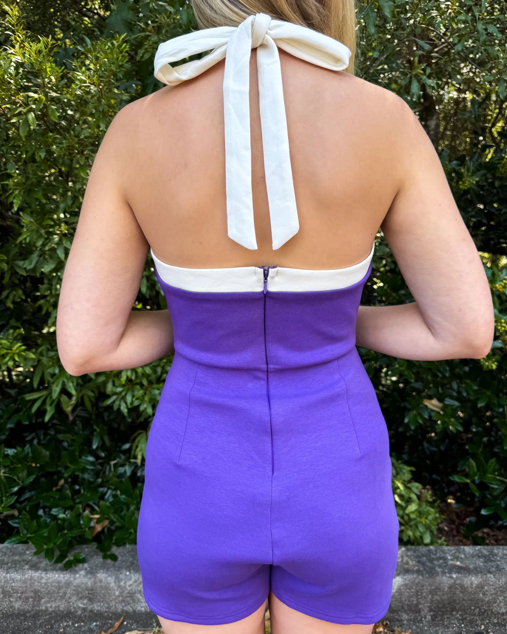 Olson Romper - Purple