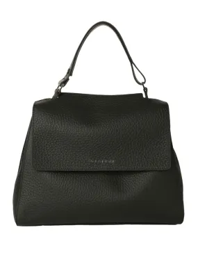 Orciani Sveva Soft Medium Leather Shoulder Bag