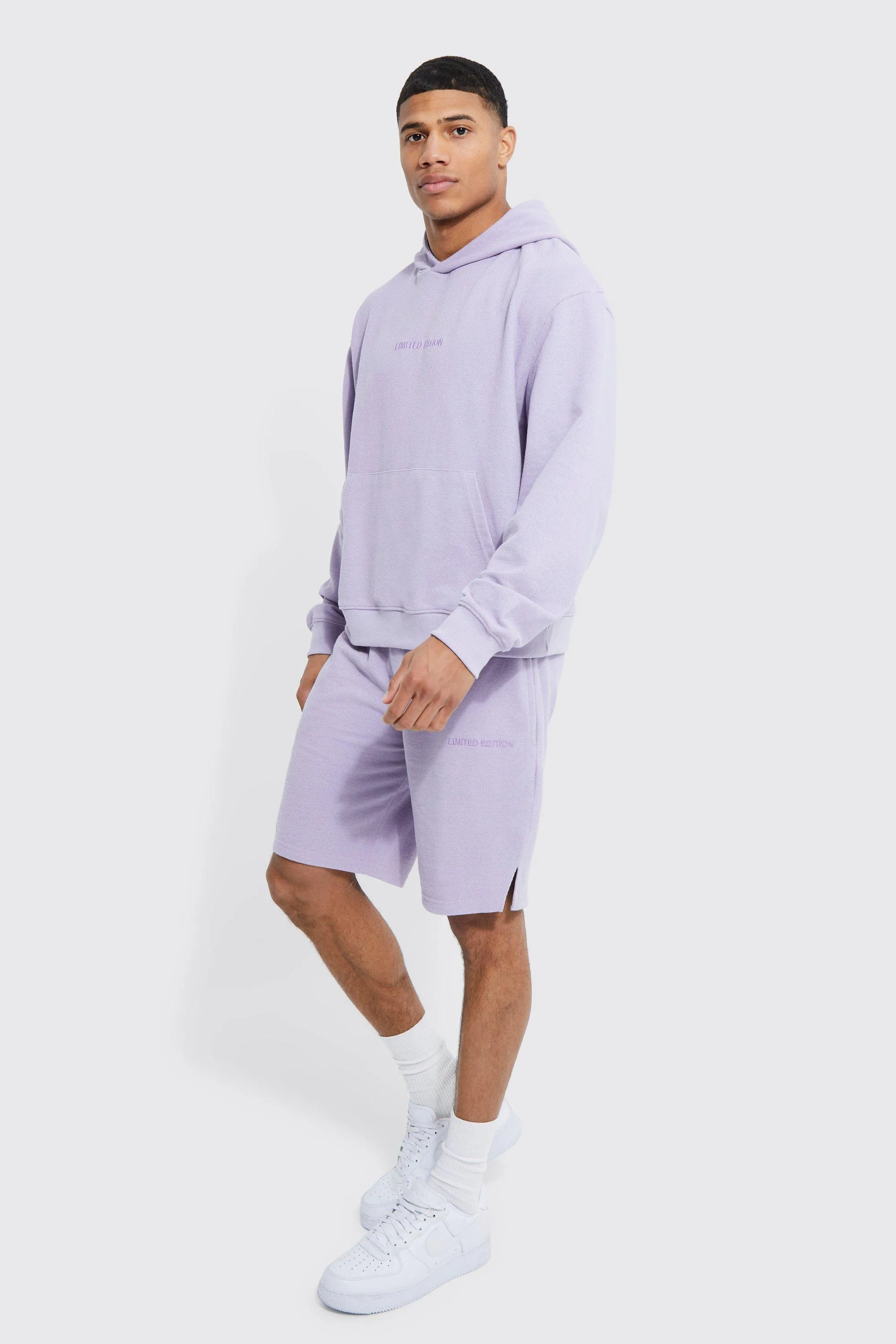 Oversized Boxy Limited Pique Short Tracksuit