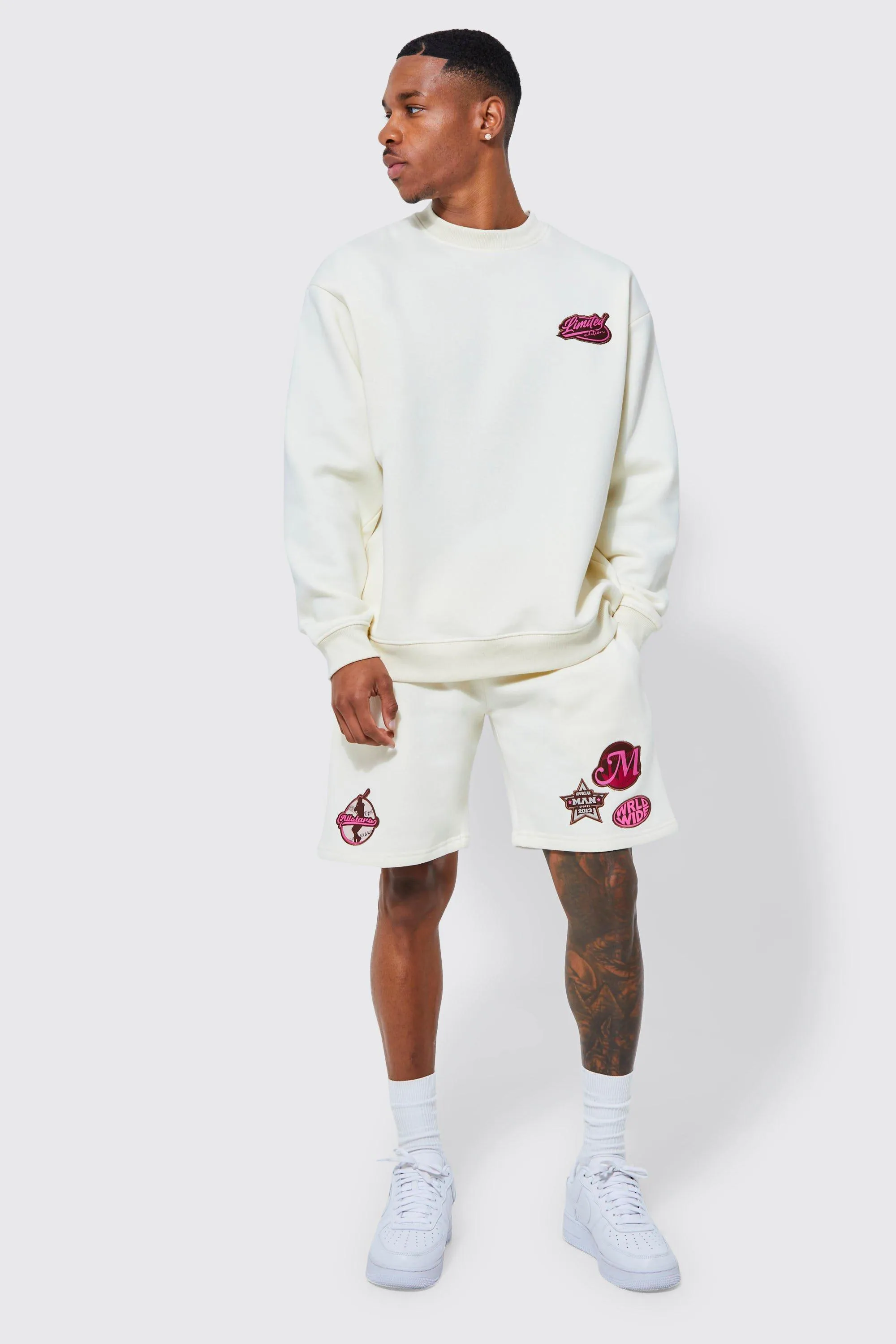 Oversized Limited Sweatshirt Short Tracksuit