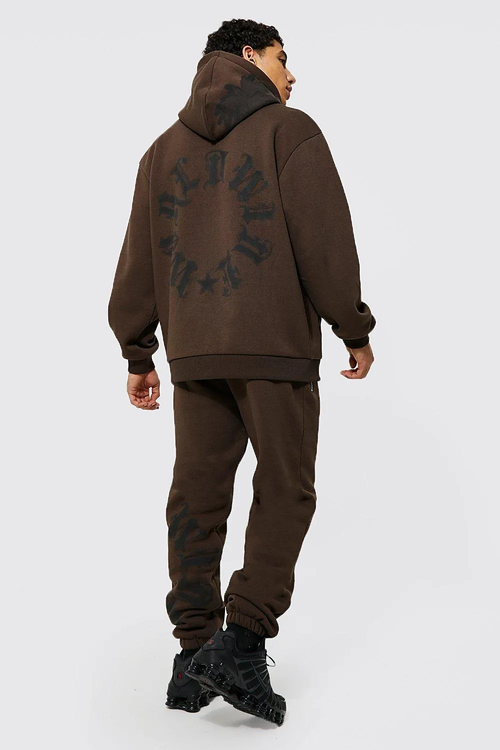 Oversized Worldwide Hooded Tracksuit