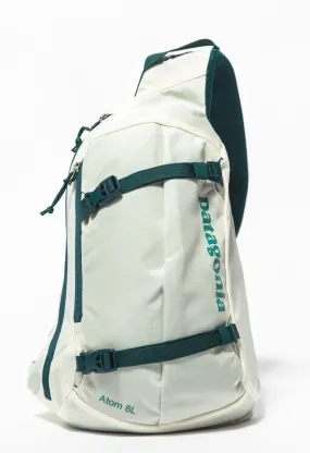 Patagonia Atom Sling Backpack - Birch White W/Tidal Teal