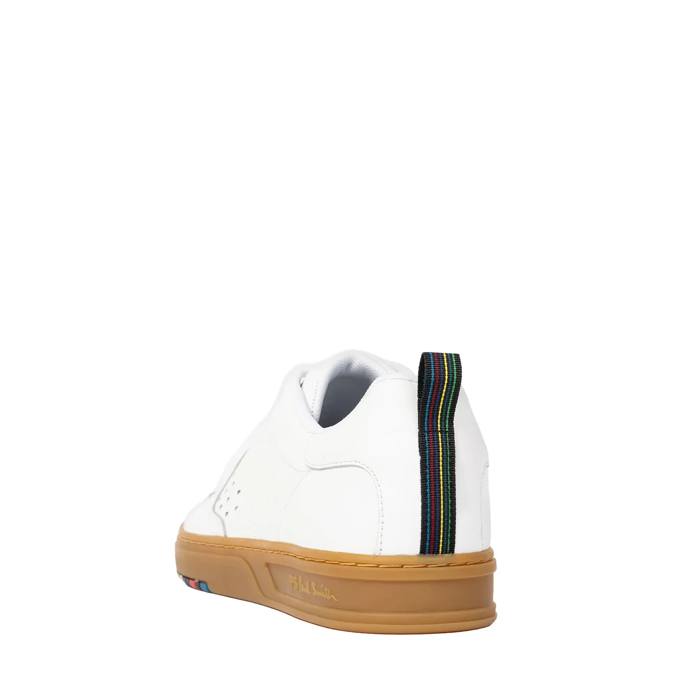 Paul Smith Leather 'Cosmo' Trainers White / Gum Sole