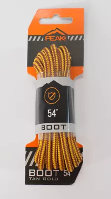 PEAK 54 in. Boot Laces, Gold