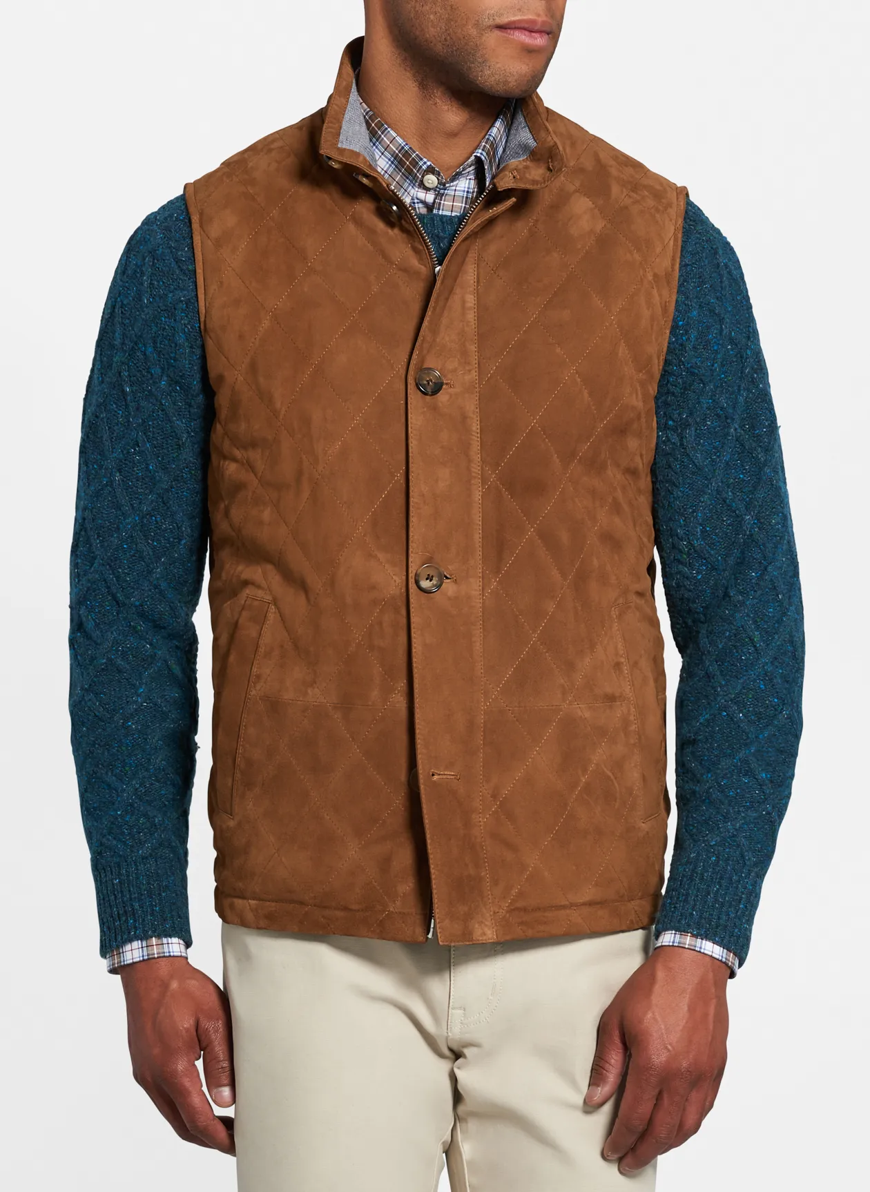 Peter Millar Worthington Vest- Honey