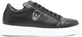 Philipp Plein Skull-plaque low-top sneakers Black