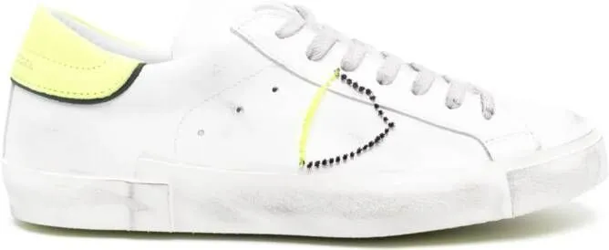 Philippe Model Paris logo-patch sneakers White