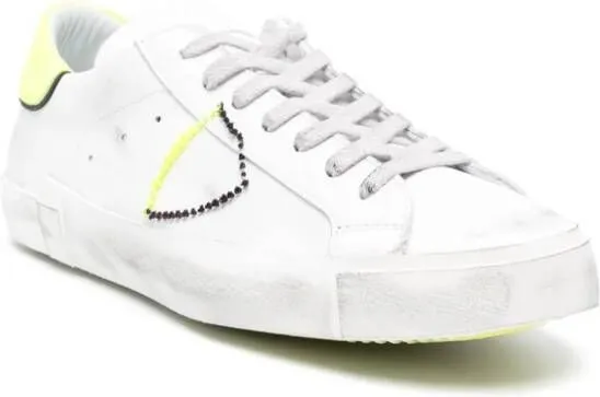 Philippe Model Paris logo-patch sneakers White