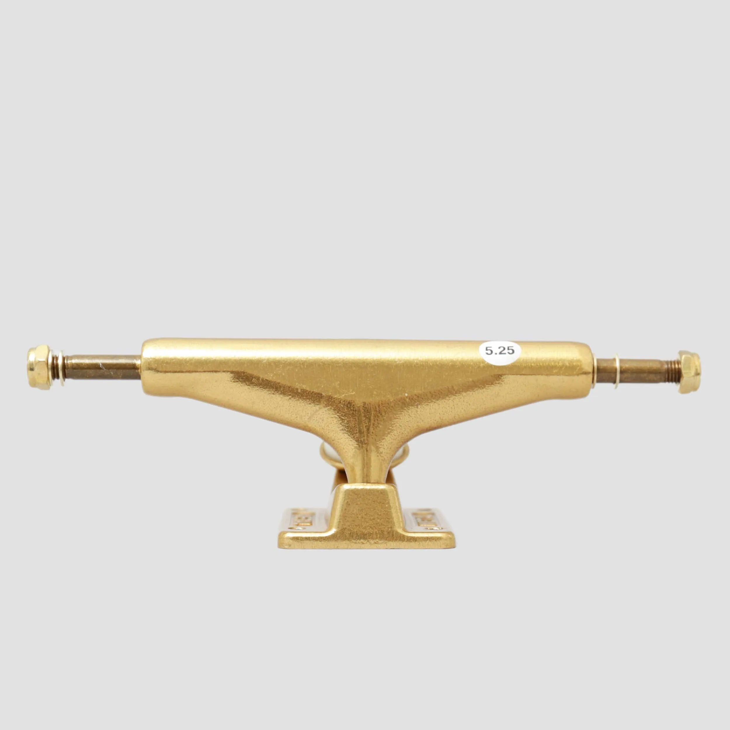 Picture 5.25 Metal Hollow Custom Gold Skateboard Trucks (Pair)