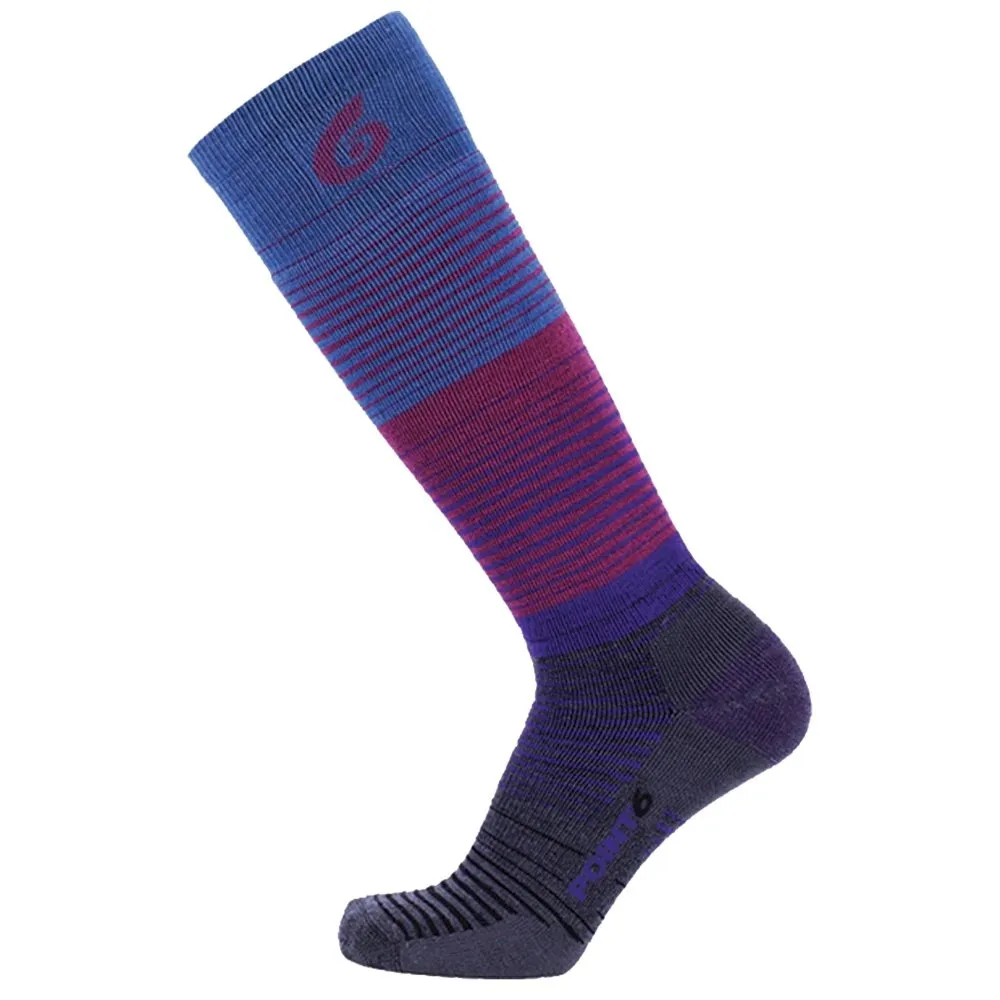 Point6 Medium Weight Ski Sock 2 Pack (Adults')