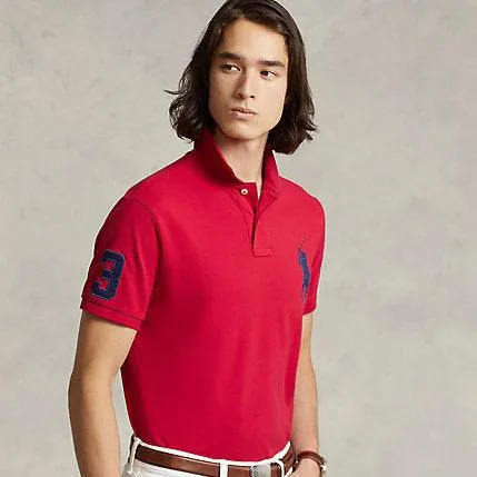 Polo Ralph Lauren - Men - Custom Slim Fit Big Pony Mesh Polo Shirt