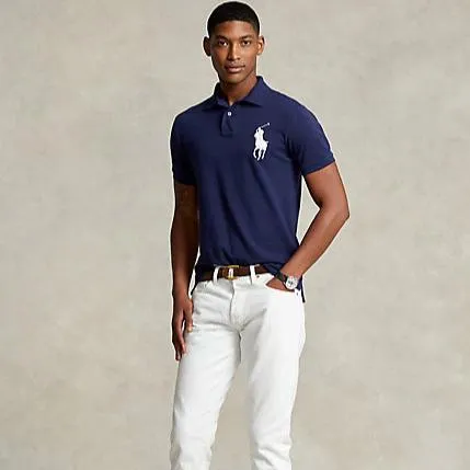 Polo Ralph Lauren - Men - Custom Slim Fit Big Pony Mesh Polo Shirt