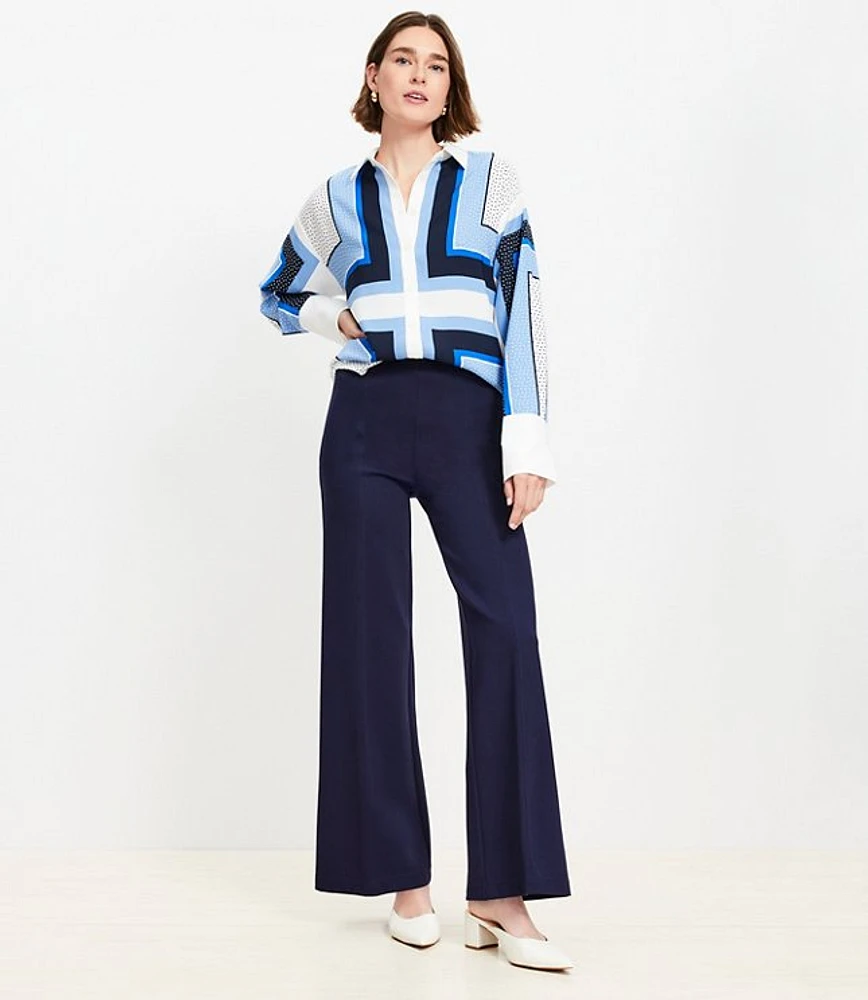 Ponte Wide Leg Pants