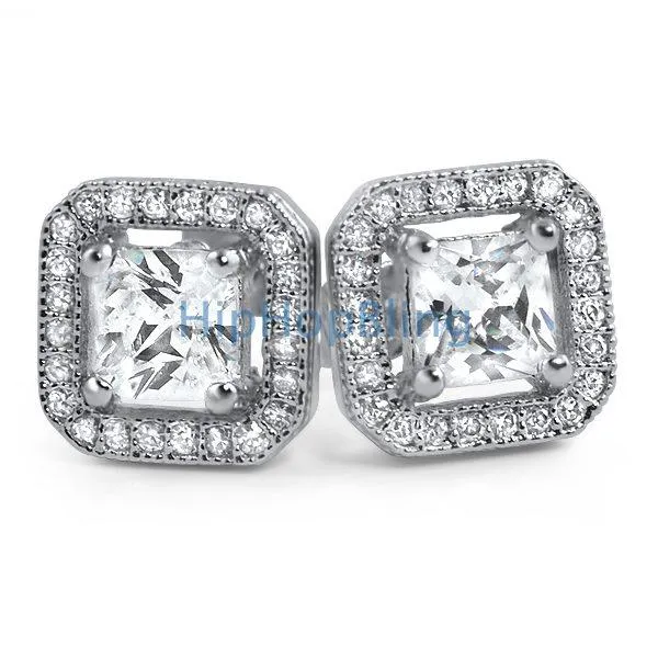 Princess Ice Island CZ Bling Bling Earrings