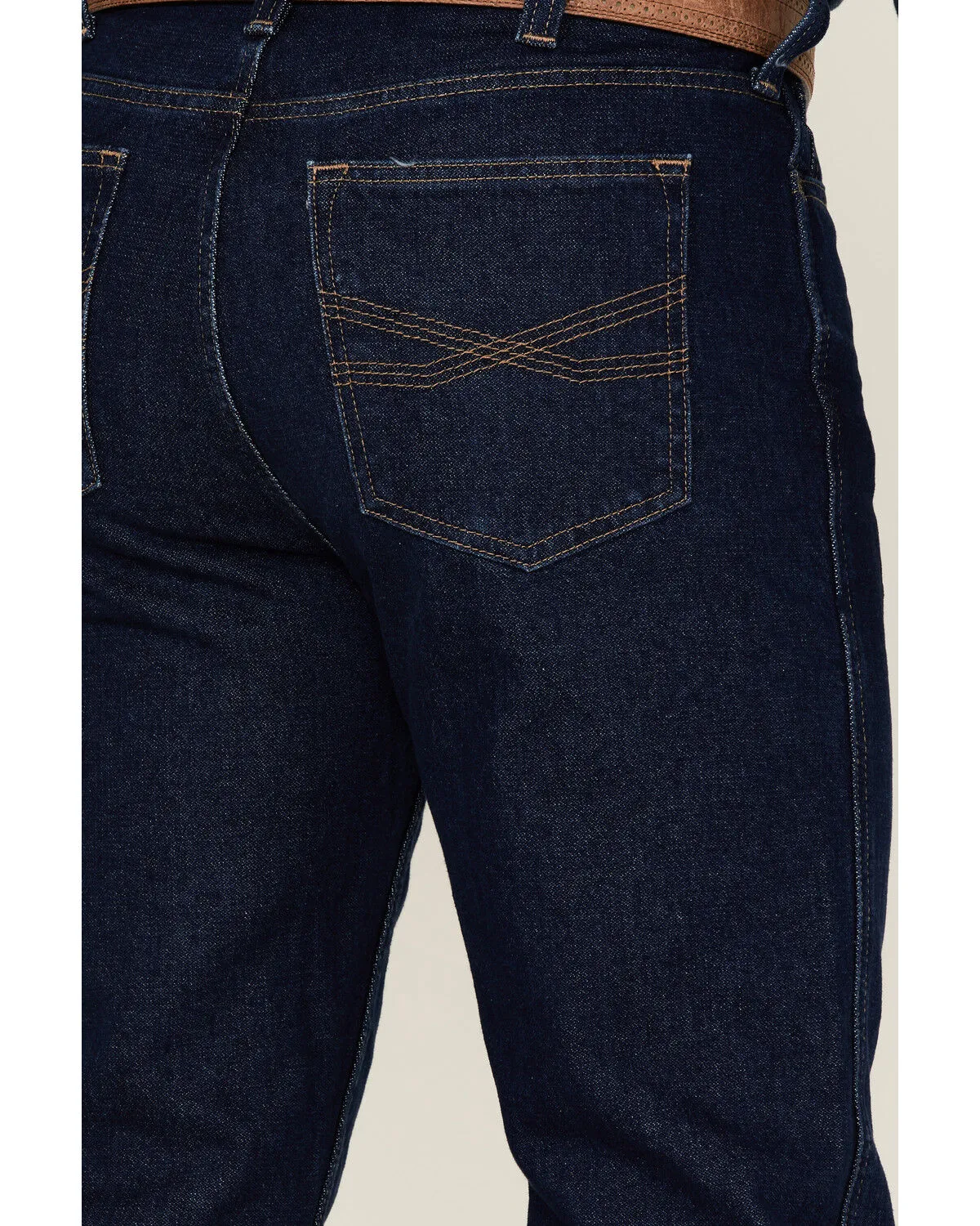 Product Name:  Blue Ranchwear Men's Bucking Horse Dark Wash Rigid Slim Straight Jeans