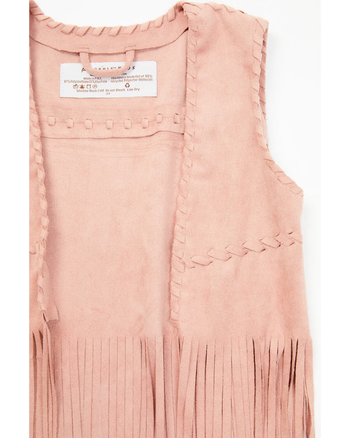 Product Name:  Fornia Toddler Girls' Fringe Faux Suede Vest