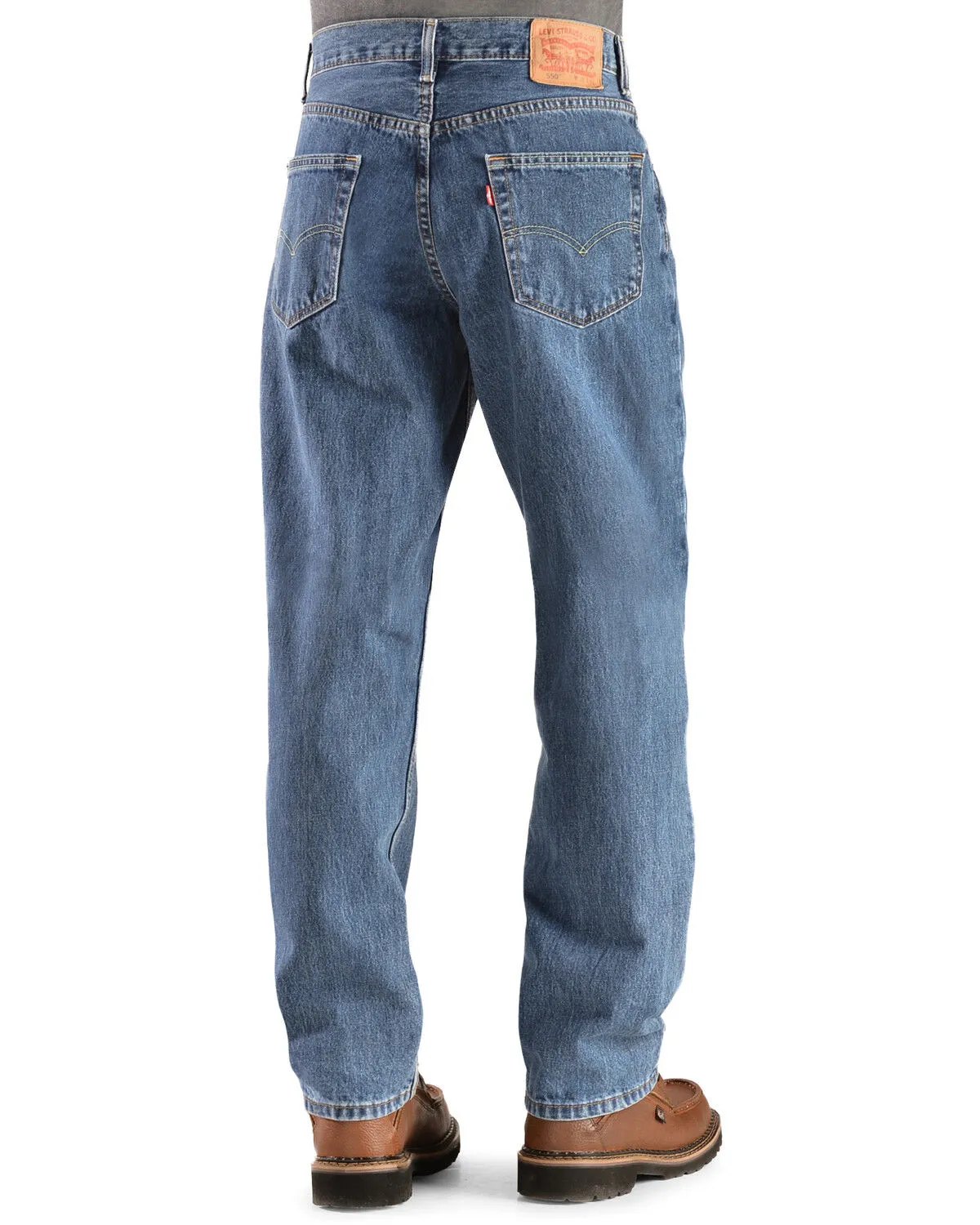 Product Name:  Levi's Men's 550 Prewashed Relaxed Tapered Leg Jeans